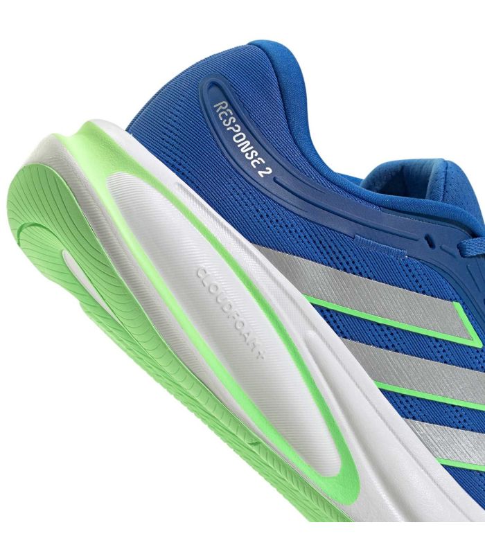 Adidas Response 2 M | Cloudfoam+ y franjas plata con neón