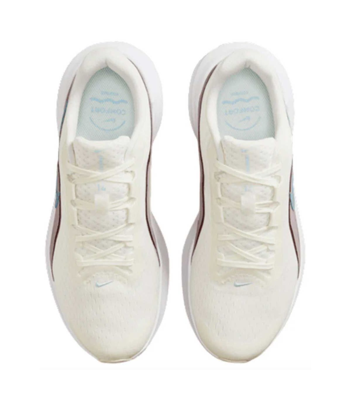 Nike Downshifter 14 Mujer | Espuma elástica y estética crema