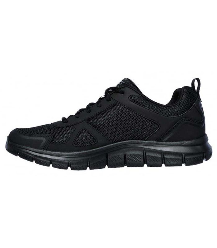 Skechers Burns Agoura Negro | Memory Foam y malla flexible