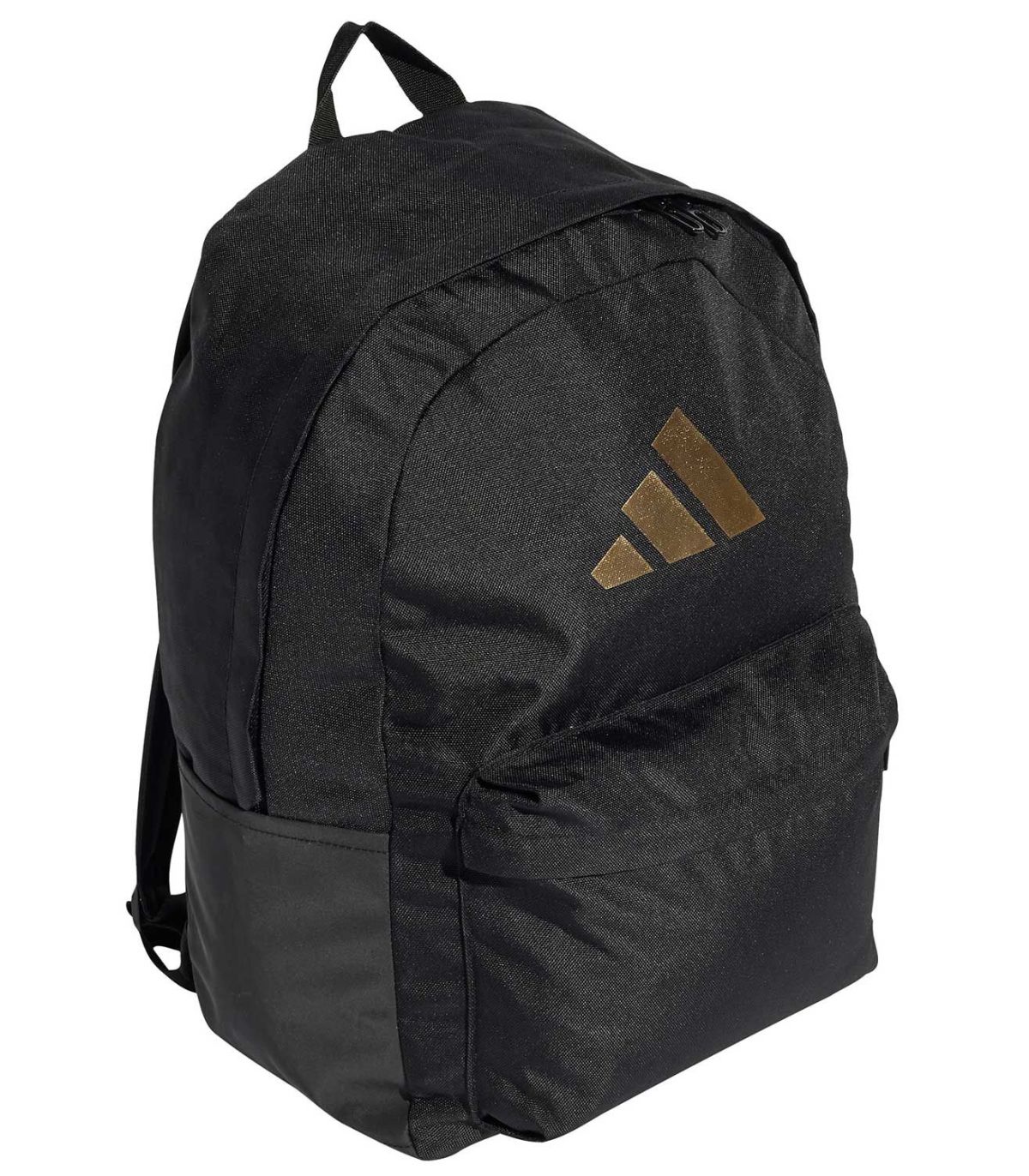 Adidas Mochila Classic 3 Bar Logo Negro | Capacidad 27L y emblema bronce