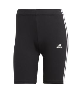 Adidas mallas cortas Essentials 3 bandas - Mujer Negro