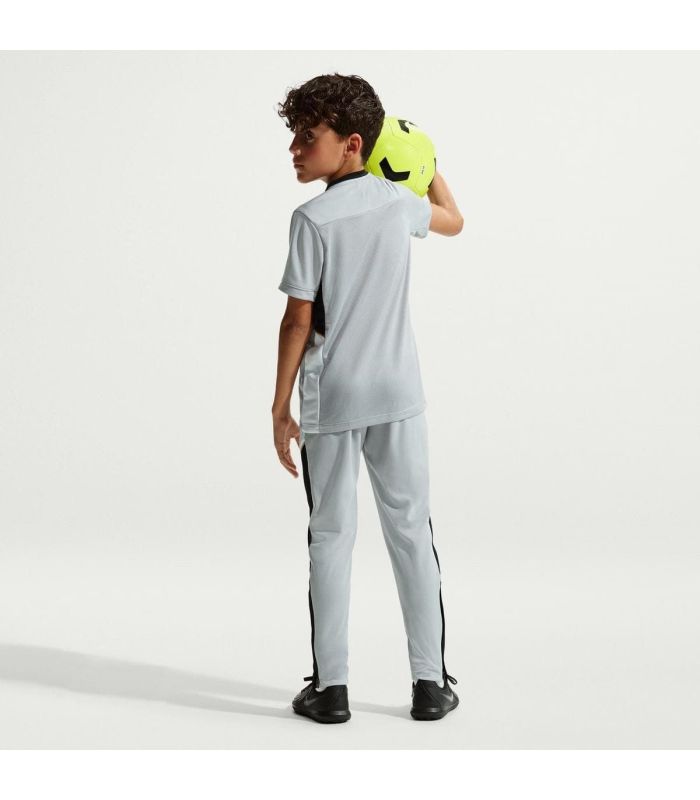 Nike Camiseta Academy Junior Gris | Swoosh dorado y paneles