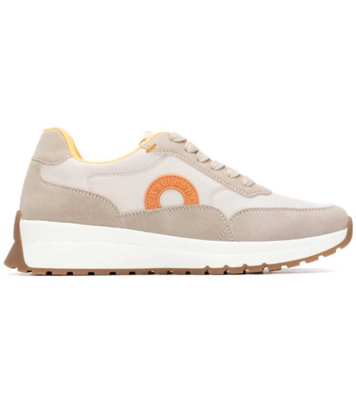 Zapatillas deportivas XTI Refresh 17505401 beig para mujer, calzado cómodo y versátil de estilo contemporáneo.