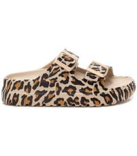 Sandalia casual XTI 14255011 beige para mujer, calzado ligero y cómodo de diseño veraniego.