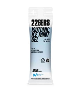 Gel isotónico 226ERS Isotonic Gel sabor Ice Mint para energía rápida y frescor en carrera.