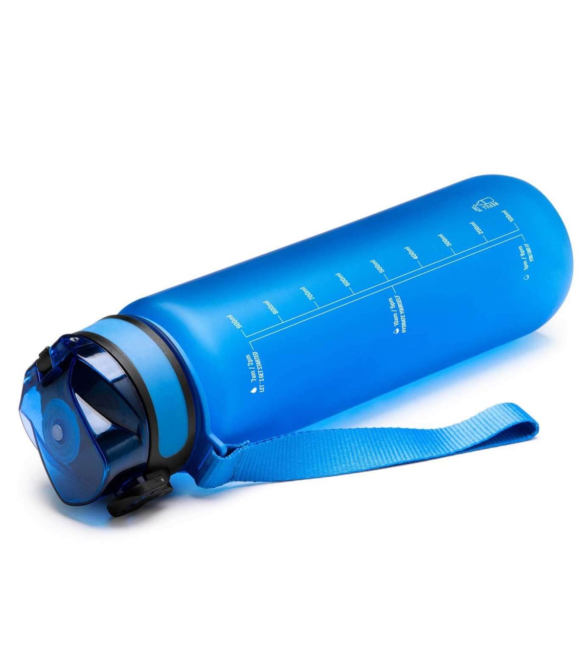 Stamina Botella Leimer Azul | Capacidad 1L y tapón de seguridad