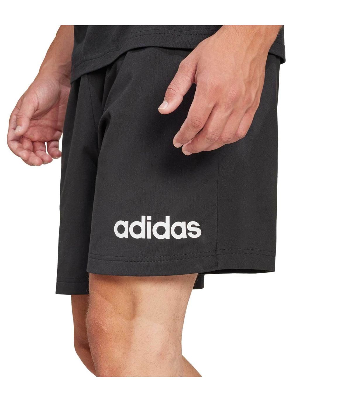 Adidas Pantalón Corto Linear | Ajuste de cordones y serigrafía