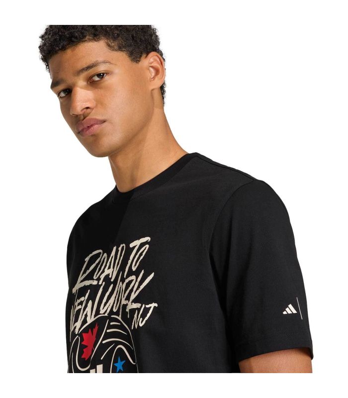 Adidas Camiseta Ftb Wc Ball | Gráfico MMXXVI y algodón premium