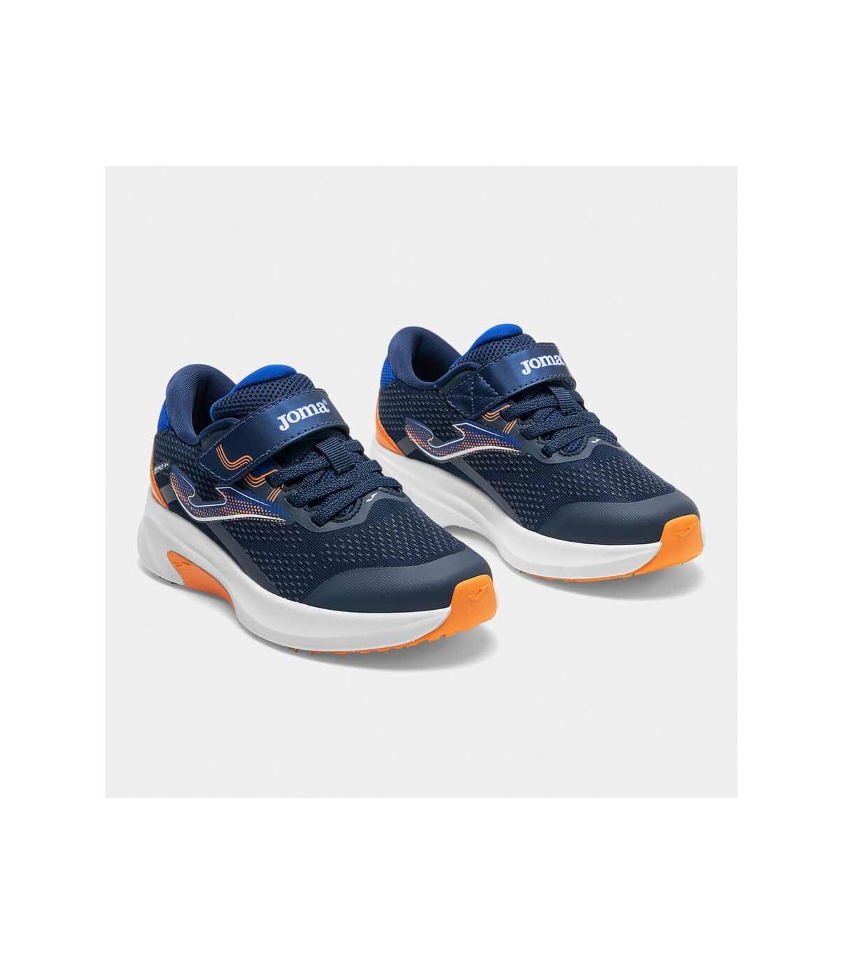 Joma Hispalis Junior | cierre de velcro y tonos naranjas