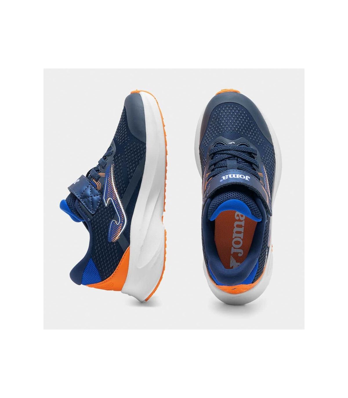 Joma Hispalis Junior | cierre de velcro y tonos naranjas