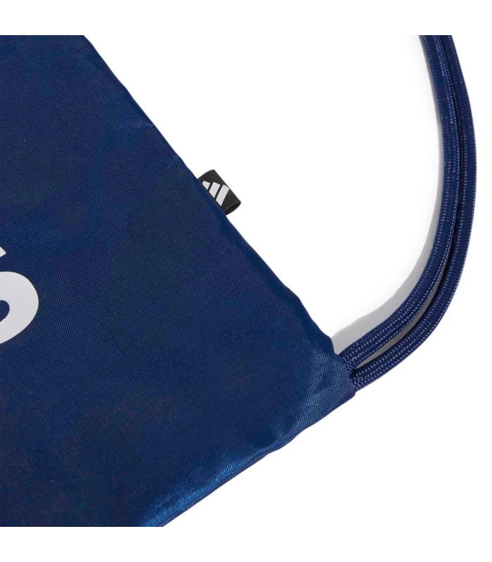 Adidas Linear Gymsack Azul | cordón doble y asa superior