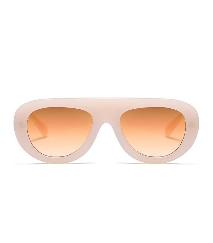 Ocean Gafas de Sol Polarizadas Cote des Basques White / Brown | Estilo aviador marfil