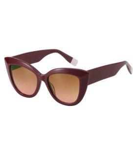 Gafas de sol polarizadas Ocean New Era 4 marrón claret para mujer de estilo deportivo.