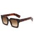 Gafas de sol polarizadas Ocean New Era 12 marrón y gris para mujer de estilo deportivo.