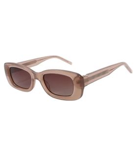 Gafas de sol polarizadas Ocean Malta marrón con lentes smoke para mujer deportista.