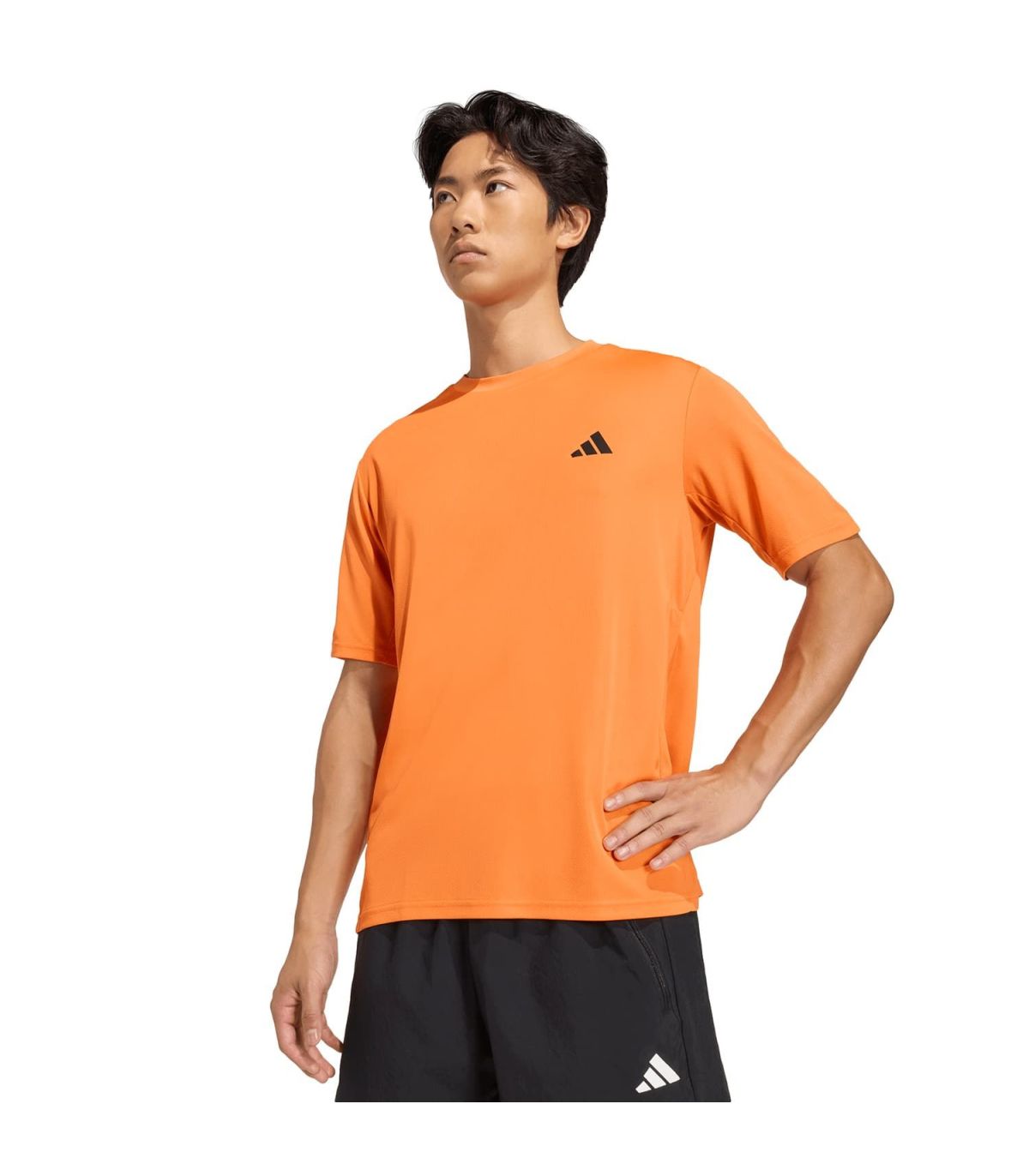 Adidas Camiseta We Bas | manga corta naranja cuello redondo