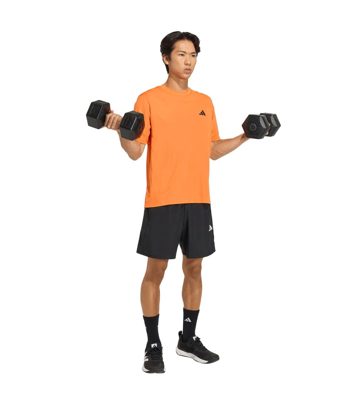 Adidas Camiseta We Bas | manga corta naranja cuello redondo