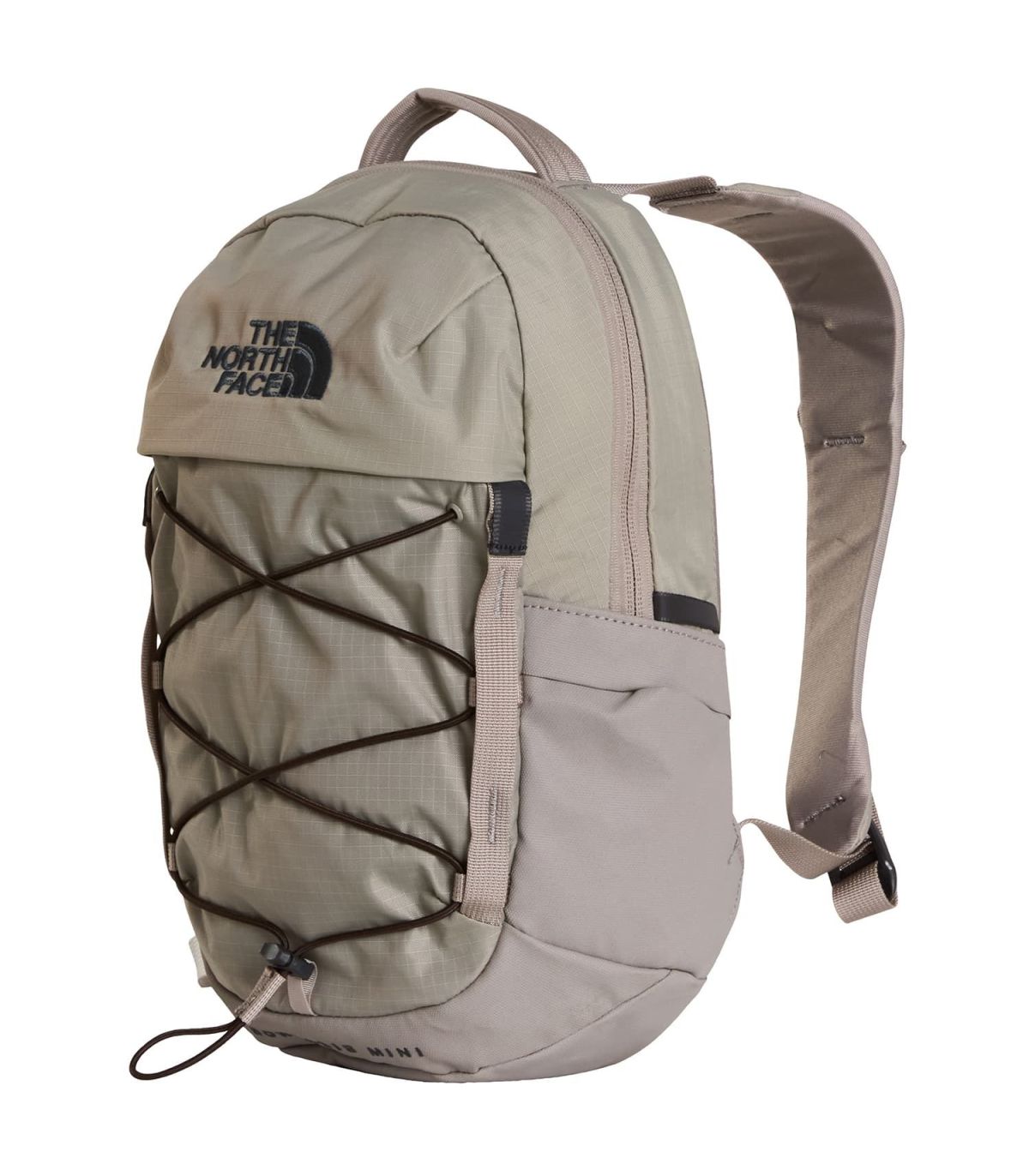 Mochila compacta The North Face Borealis Mini en color beige para uso urbano y deportivo.