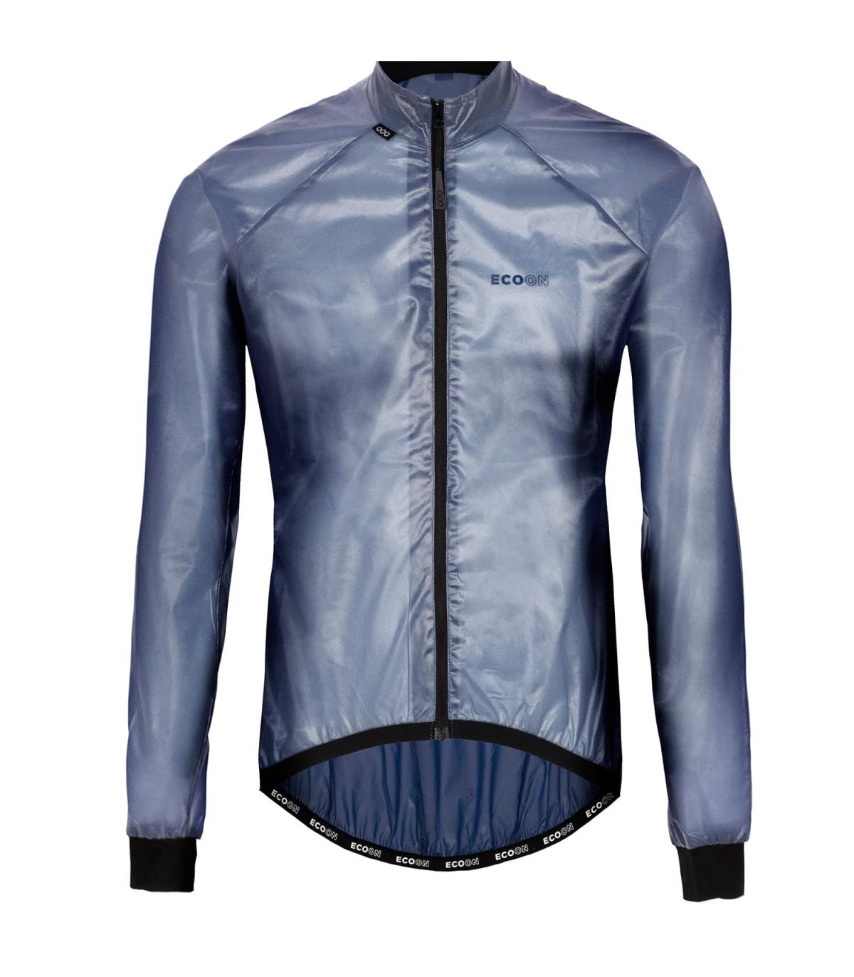 Chaqueta de ciclismo térmica y cortavientos Ecoon Saint Gervais Navy de ajuste ergonómico.