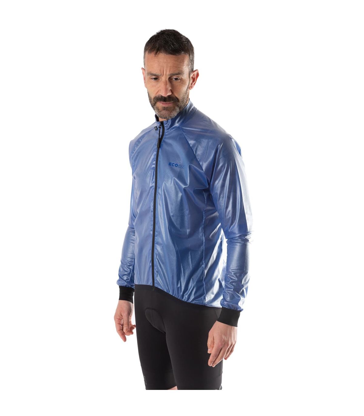 Ecoon Chaqueta Ciclismo Clermont Ferrant Blue | cortavientos