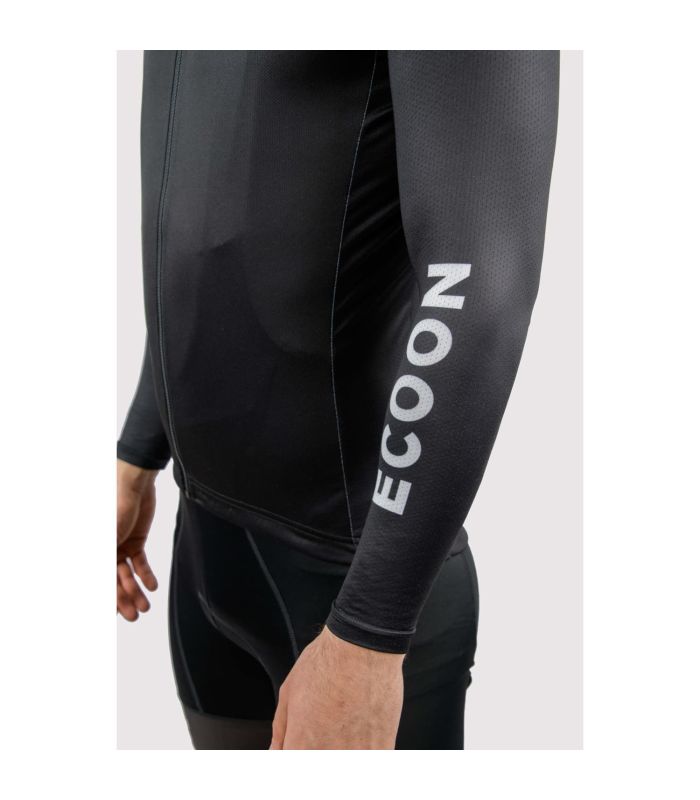 Ecoon Camiseta Ciclismo Tourmalet Black | ajuste técnico mate