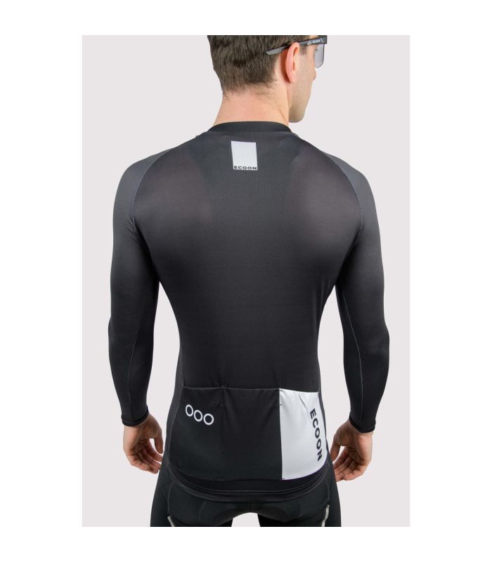 Ecoon Camiseta Ciclismo Tourmalet Black | ajuste técnico mate