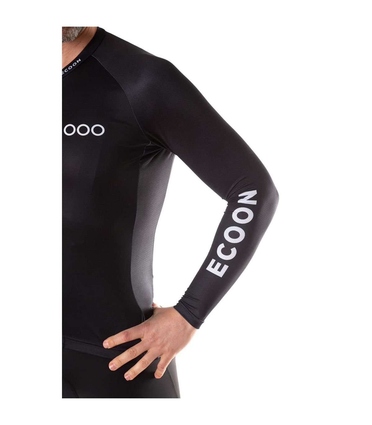Ecoon Camiseta Ciclismo Tourmalet Black | ajuste técnico mate