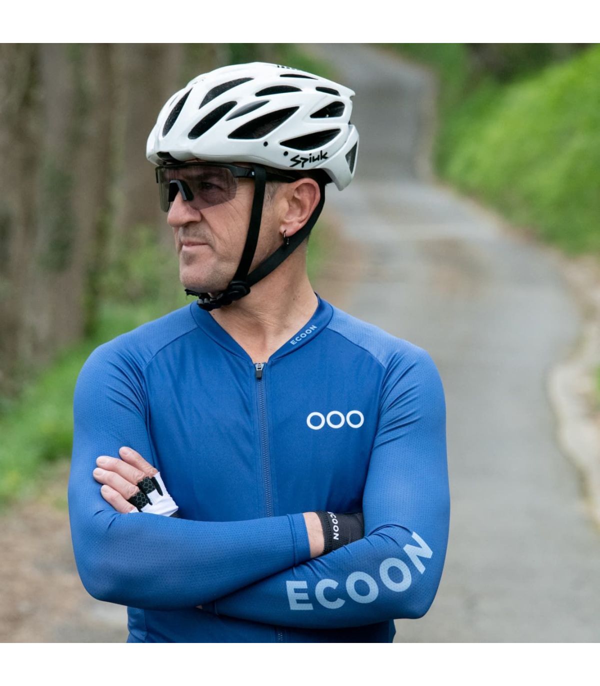 Ecoon Camiseta Ciclismo Tourmalet Blue | estilo blockcore