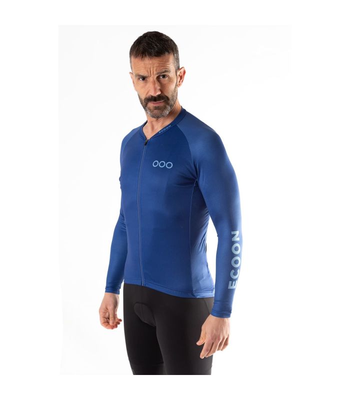 Ecoon Camiseta Ciclismo Tourmalet Blue | estilo blockcore