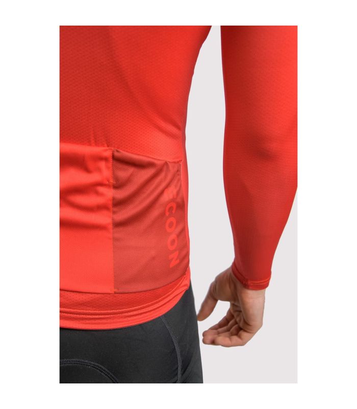 Ecoon Camiseta Ciclismo Tourmalet Red | corte aerodinámico