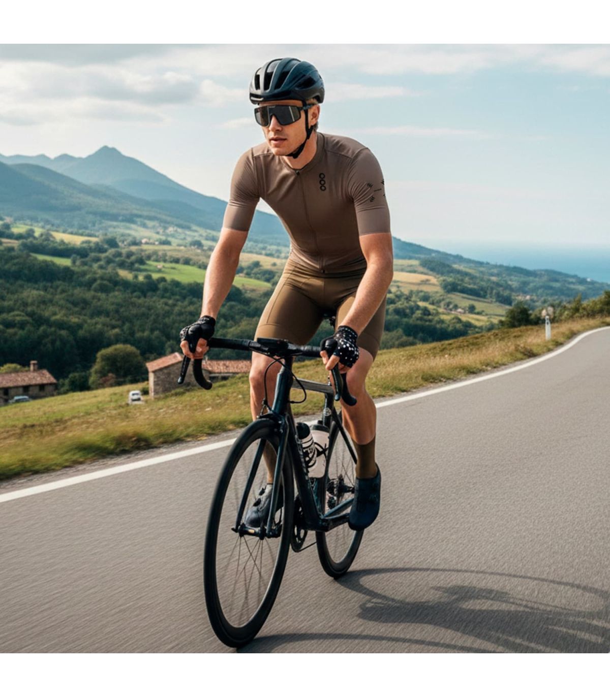 Ecoon Camiseta Manga Corta Ciclismo Pro Domancy Sand | retro