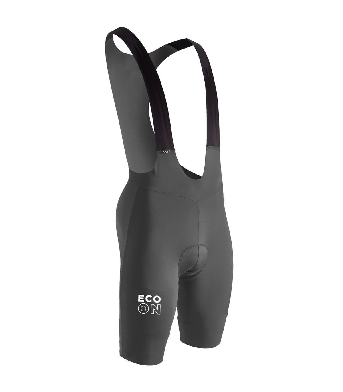 Culote corto de ciclismo Ecoon PROlapraise Grey para hombre con badana ergonómica de alta densidad.