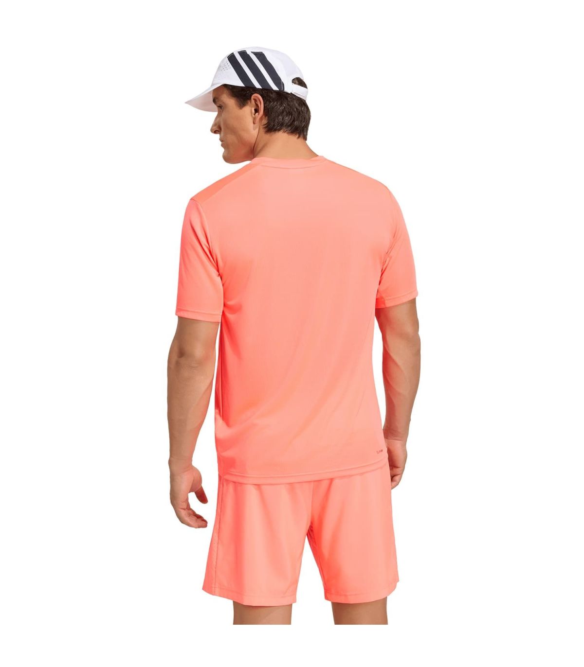 Adidas Camiseta We Bas Naranja Fluor | algodón suave