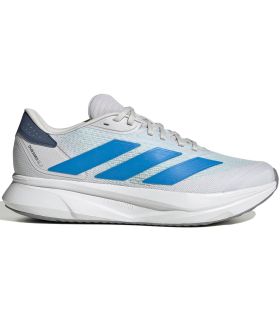 Zapatilla de running gris Adidas Duramo SL2 con amortiguación suave para entrenamiento diario.