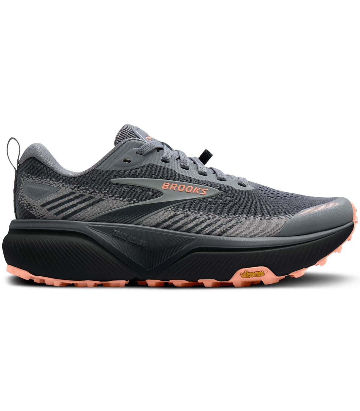 Zapatillas de trail running Brooks Cascadia 20 para mujer con suela Vibram de gran agarre.