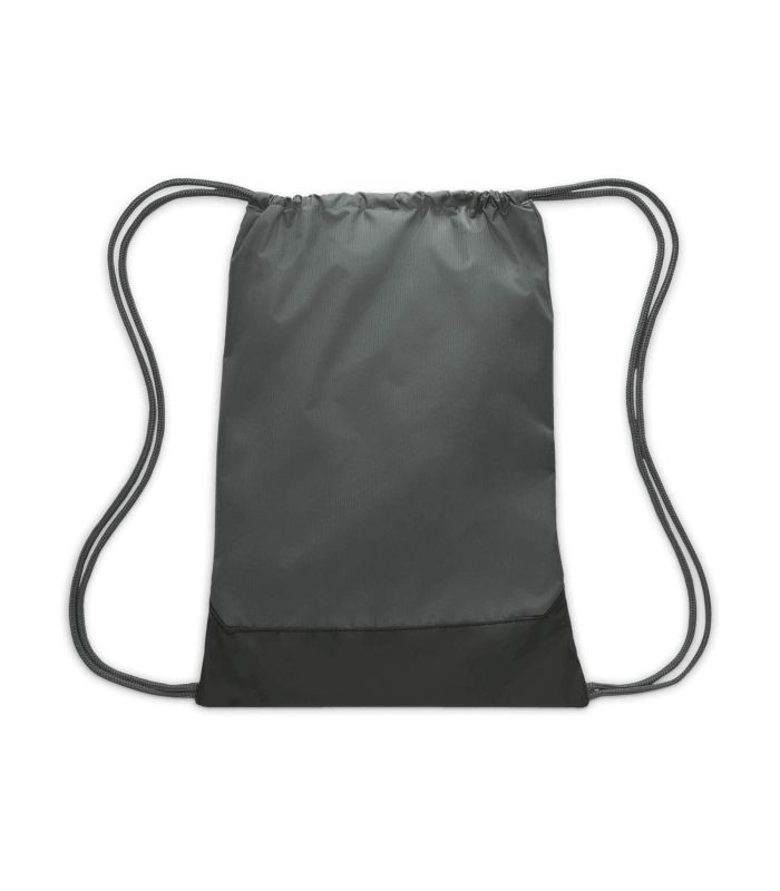 Brasilia Gym Sack Gris | cremallera frontal y base reforzada