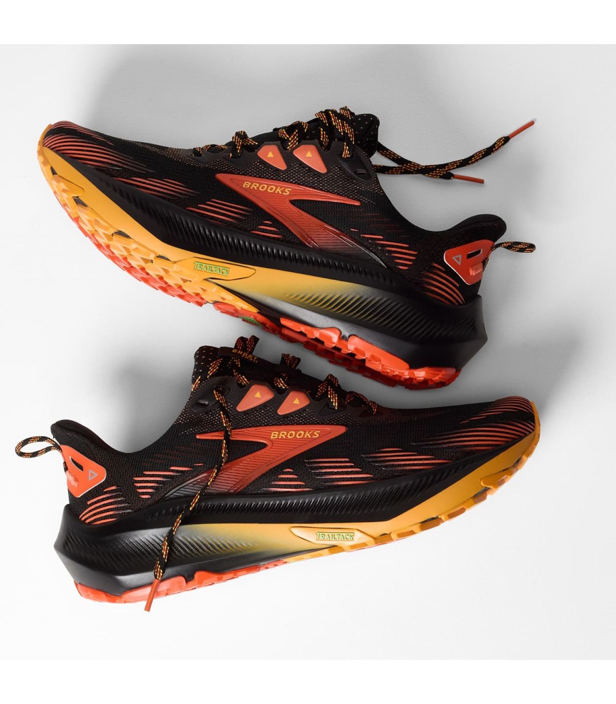 Brooks Ghost Trail Negro | tracción TrailTack drop 8mm