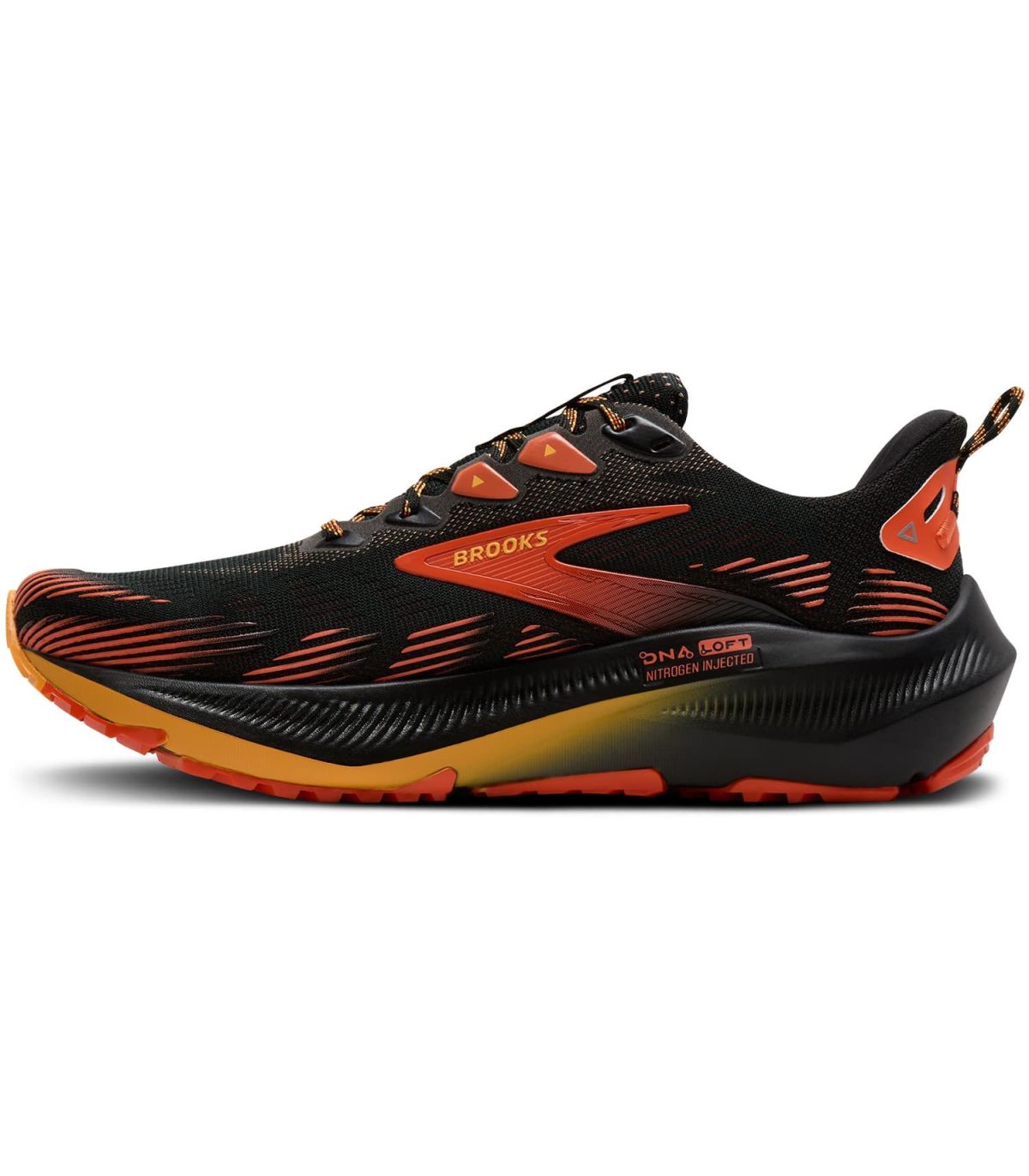 Brooks Ghost Trail Negro | tracción TrailTack drop 8mm