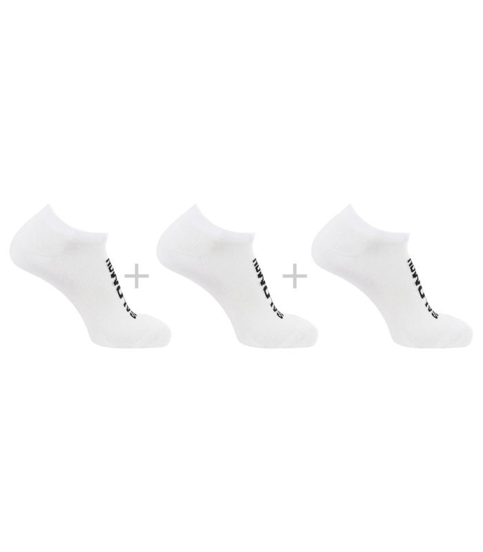 Pack de 3 pares de calcetines Salomon Everyday Low blancos de caña baja transpirables para running
