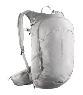 Mochila técnica de senderismo Salomon Trailblazer 20 en color gris ligera y ergonómica