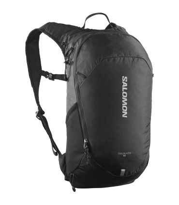 Mochila Salomon Trailblazer 10 negra para trail running y senderismo ligero