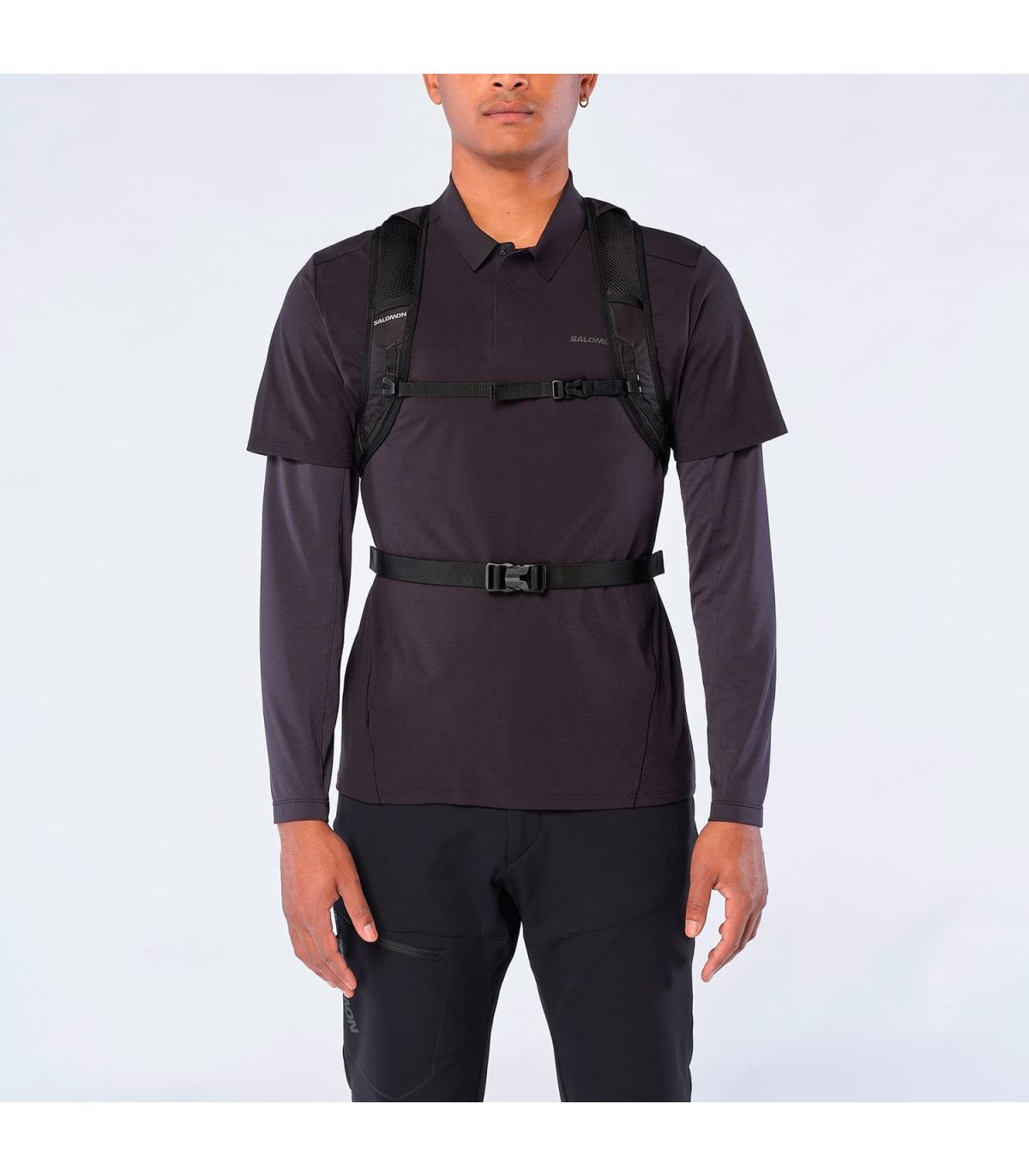 Salomon Mochila Trailblazer 10 Negro | nylon antidesgarro