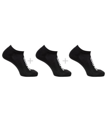 Pack de 3 calcetines tobilleros Salomon Everyday Low color negro