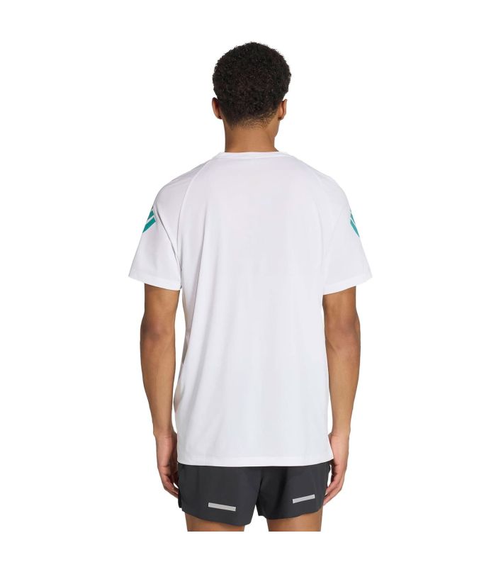 Adidas Camiseta de Running Adi365 T | franjas turquesa
