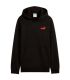 Sudadera Puma Ess Logo Lab deportiva negra para niño con logotipo frontal