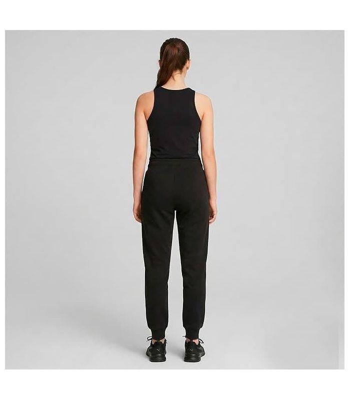 Puma Pantalón Ess+ Rhinestone Logo Black Niña | Con strass