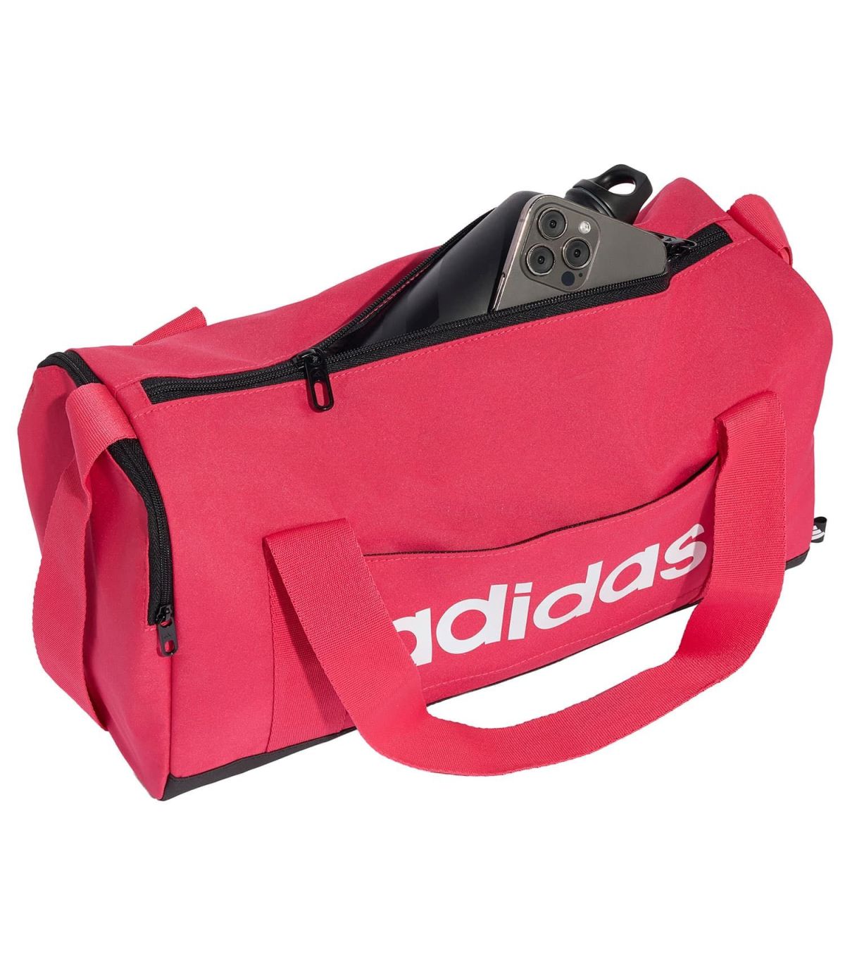 Adidas Bolsa de Deporte XS Linear Rosa | formato tubular