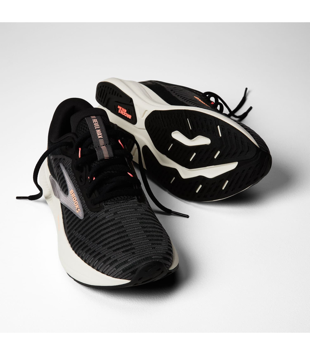 Brooks Zapatillas Revel Max Negro Mujer | Respuesta 252g