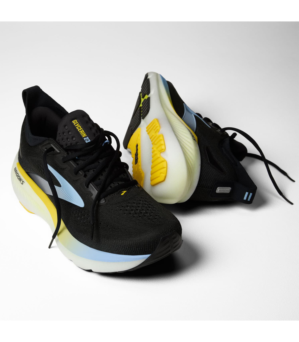Brooks Zapatillas Glycerin 23 Negro | nitrógeno infusionado y gradiente